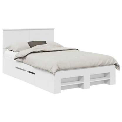 Struttura del letto Bianco 137 x 203 cm Legno multistrato