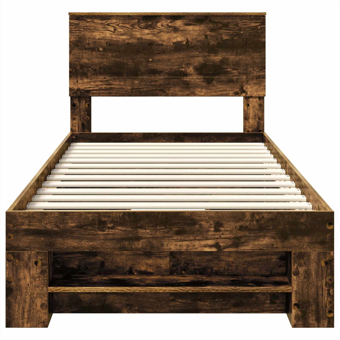 Struttura del letto Rovere fumé 90 x 200 cm Legno multistrato