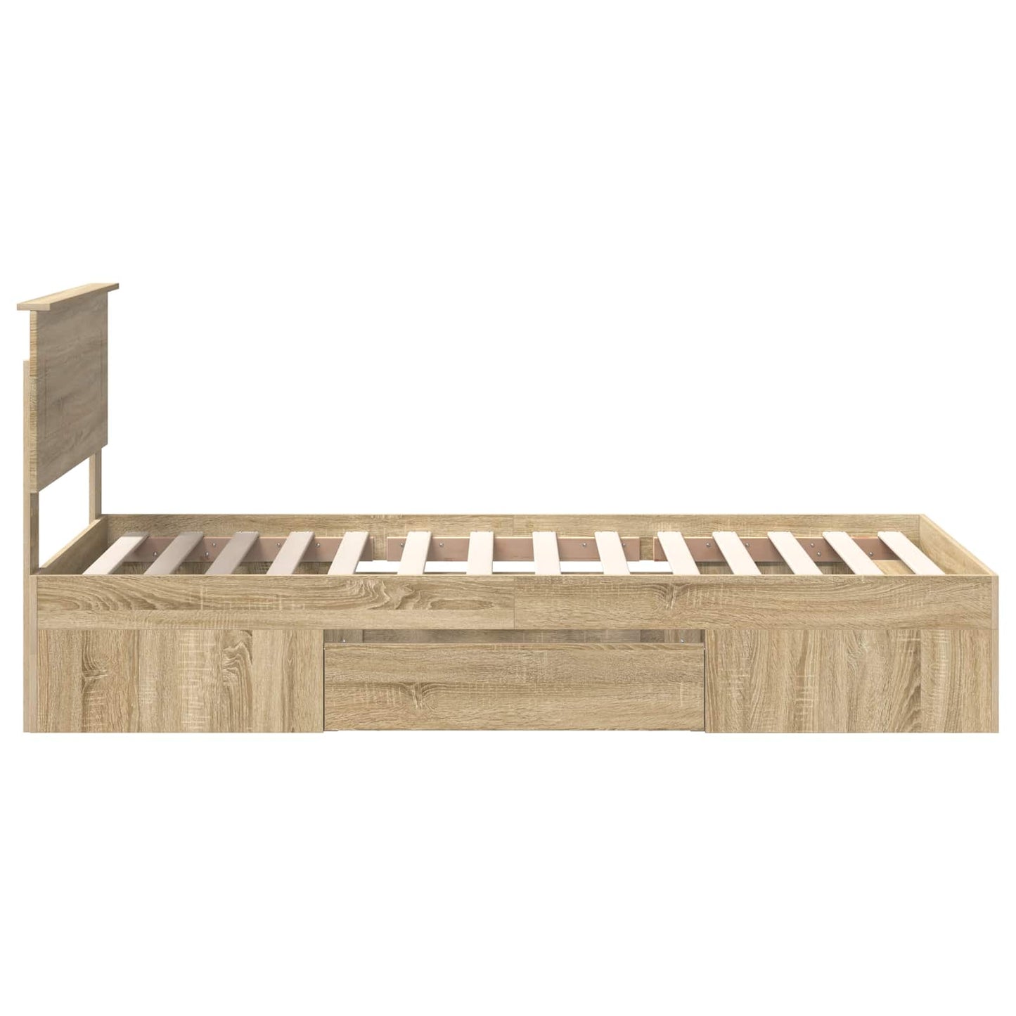 Struttura del letto Rovere Sonoma 80 x 200 cm Legno multistrato