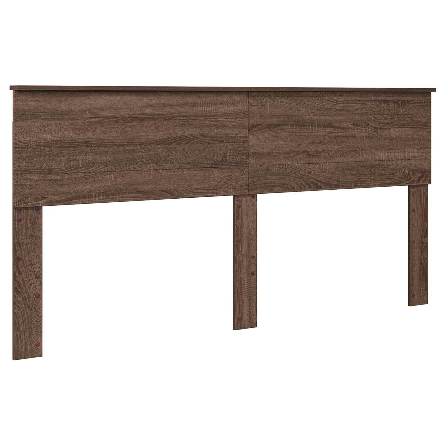 Struttura del letto con testiera Rovere Marrone 200 x 200 cm | homemem39