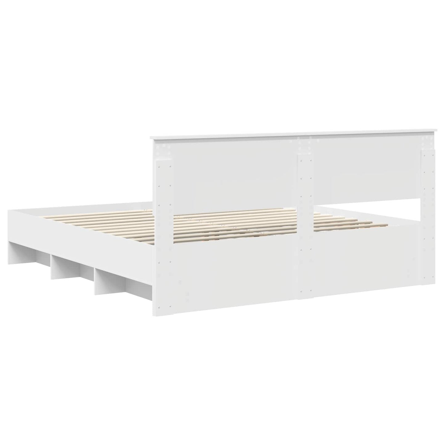 Struttura del letto Bianco 180 x 200 cm Legno multistrato