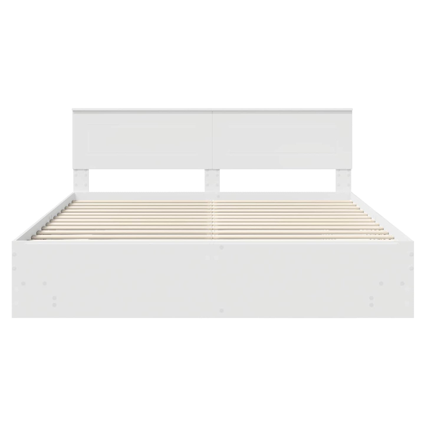 Struttura del letto Bianco 180 x 200 cm Legno multistrato