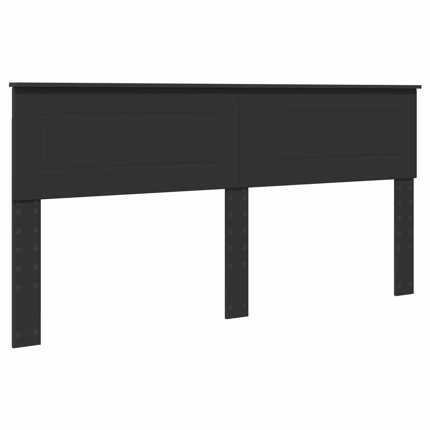 Struttura del letto Nero 180 x 200 cm Legno multistrato | homemem39