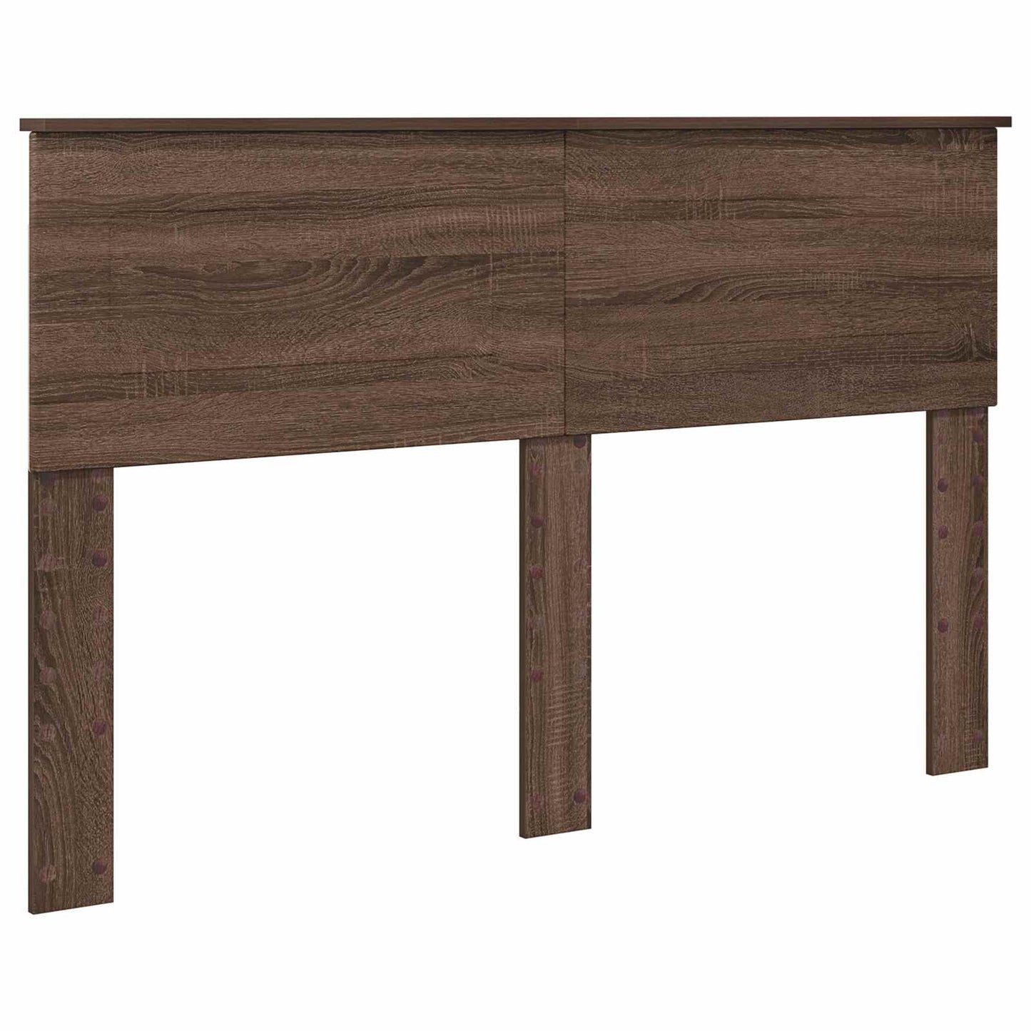 Struttura del letto con testiera Rovere Marrone 140 x 200 cm