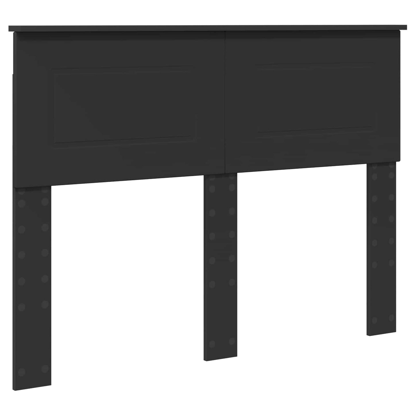 Struttura del letto Nero 137 x 203 cm Legno multistrato