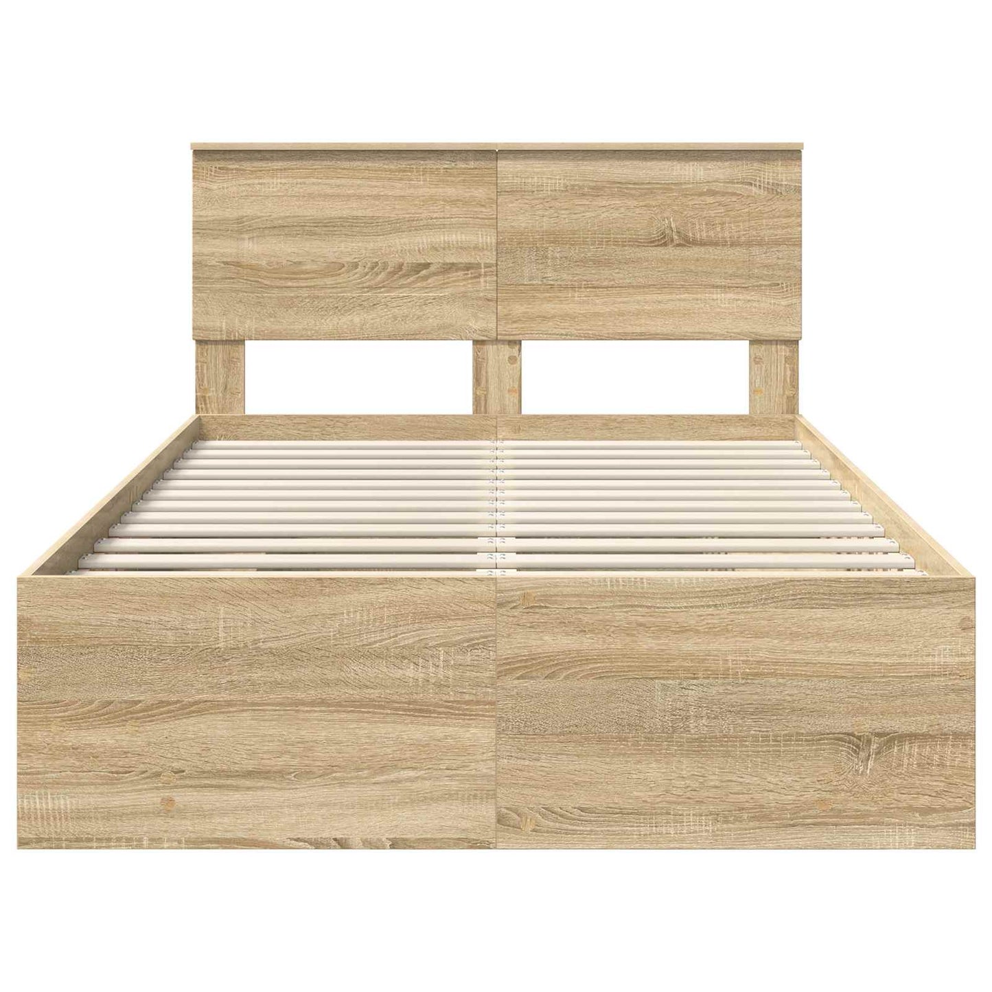 Struttura del letto con testiera Rovere Sonoma 137 x 203 cm | homemem39