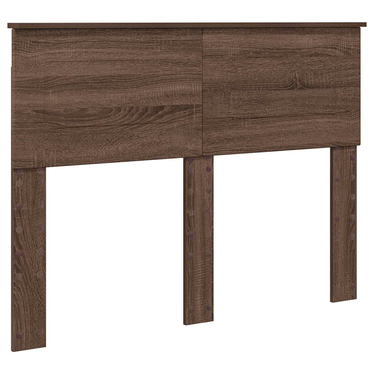 Struttura del letto con testiera Rovere Marrone 137 x 203 cm | homemem39