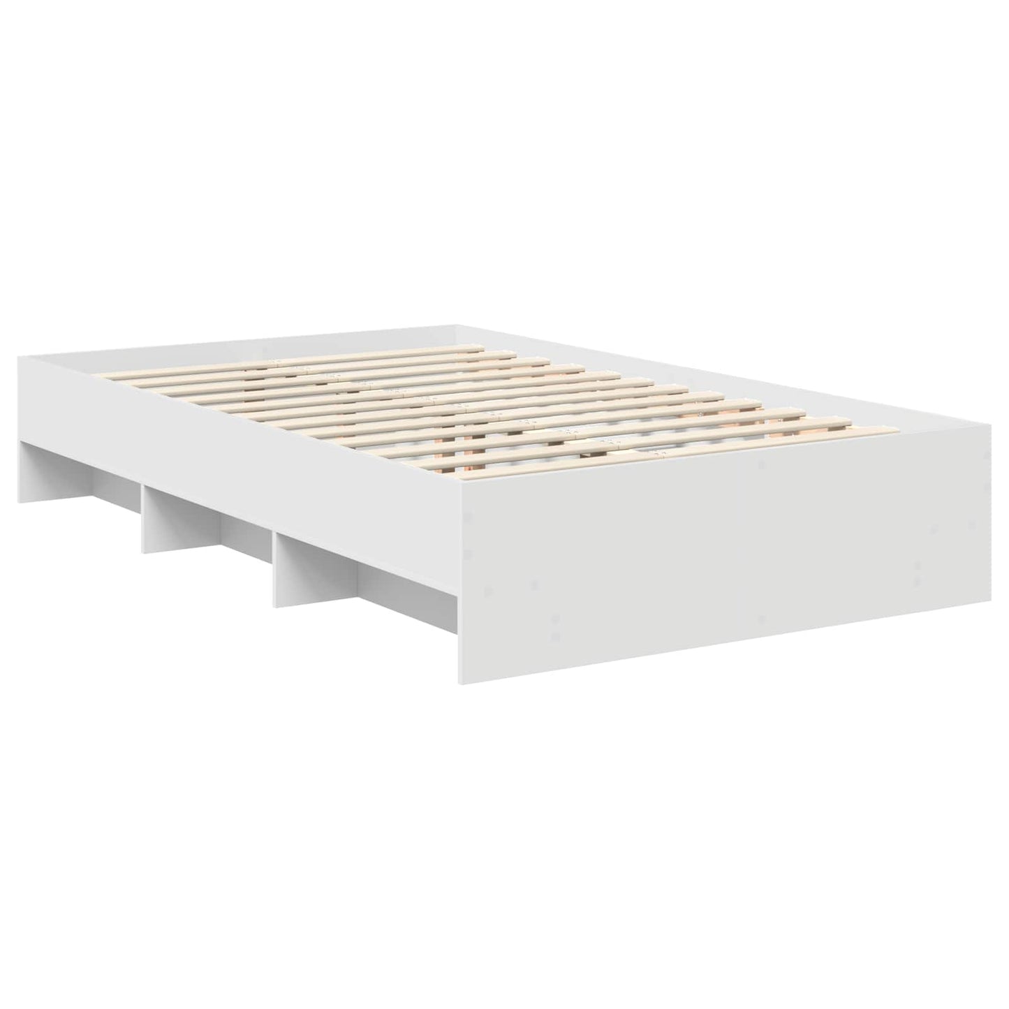 Struttura del letto Bianco 120 x 123 cm Legno multistrato | homemem39