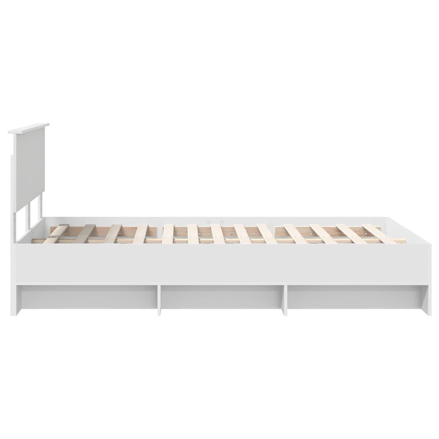 Struttura del letto Bianco 120 x 123 cm Legno multistrato | homemem39