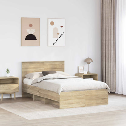 Struttura del letto Rovere Sonoma 120 x 123 cm | homemem39