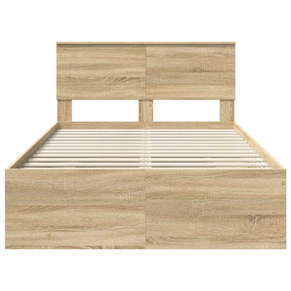 Struttura del letto Rovere Sonoma 120 x 123 cm | homemem39