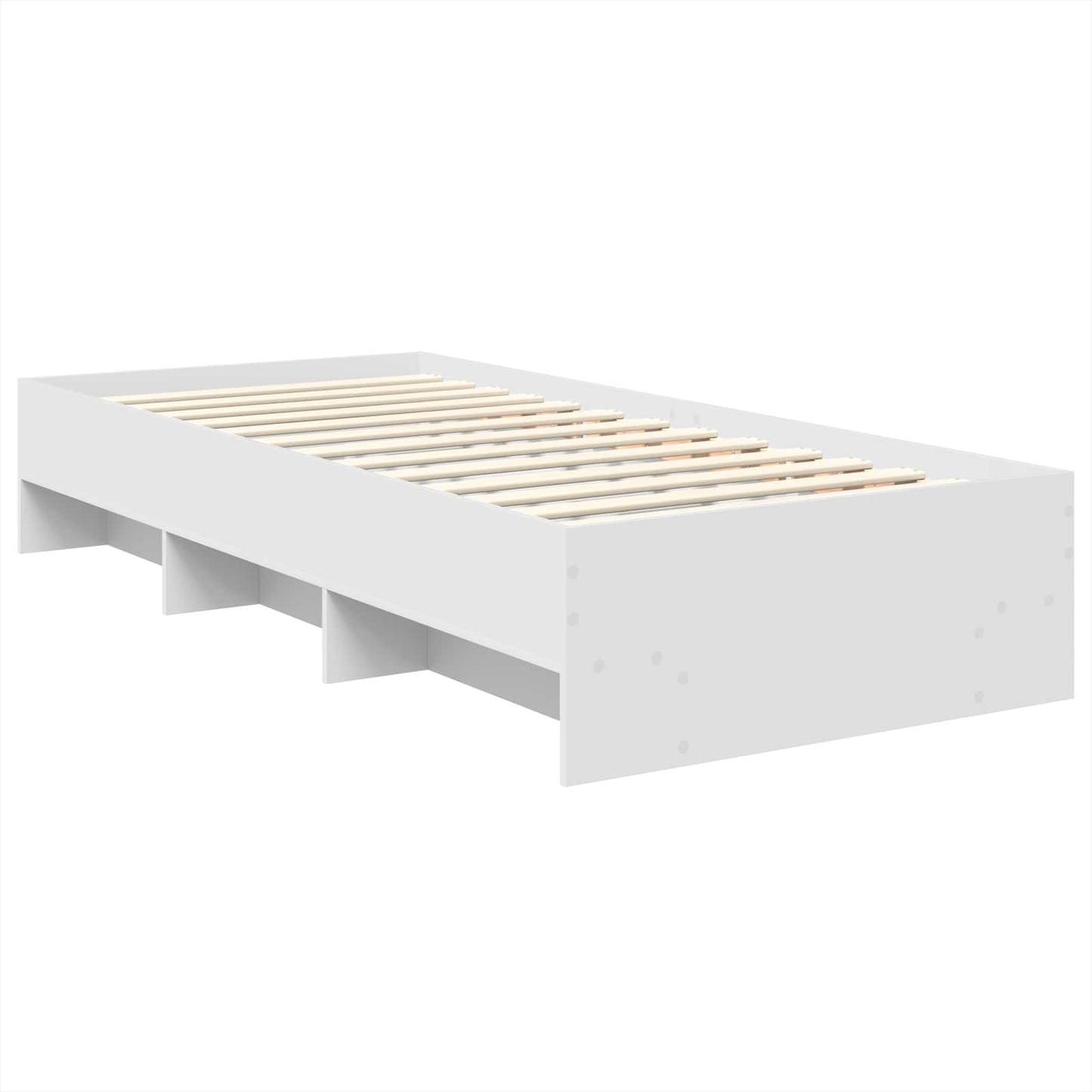Struttura del letto Bianco 120 x 123 cm Legno multistrato