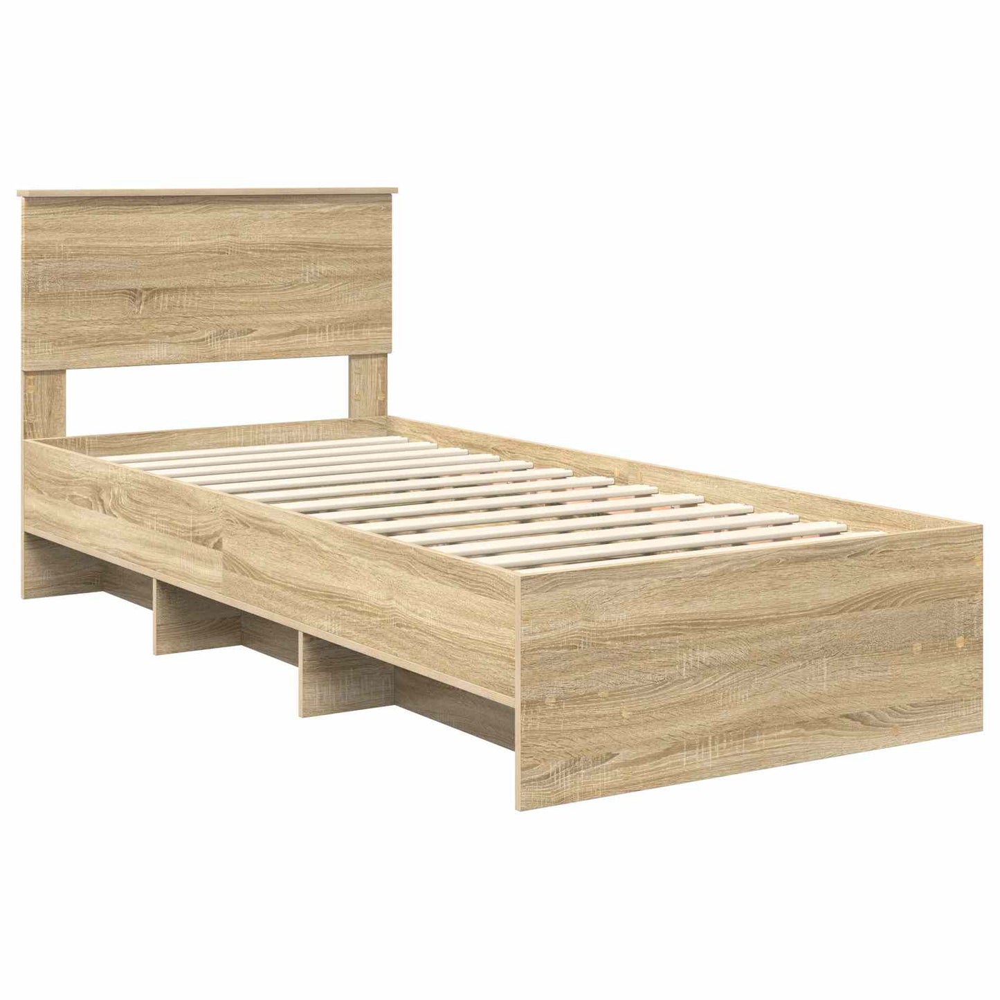 Struttura del letto Rovere Sonoma 80 x 200 cm Legno multistrato