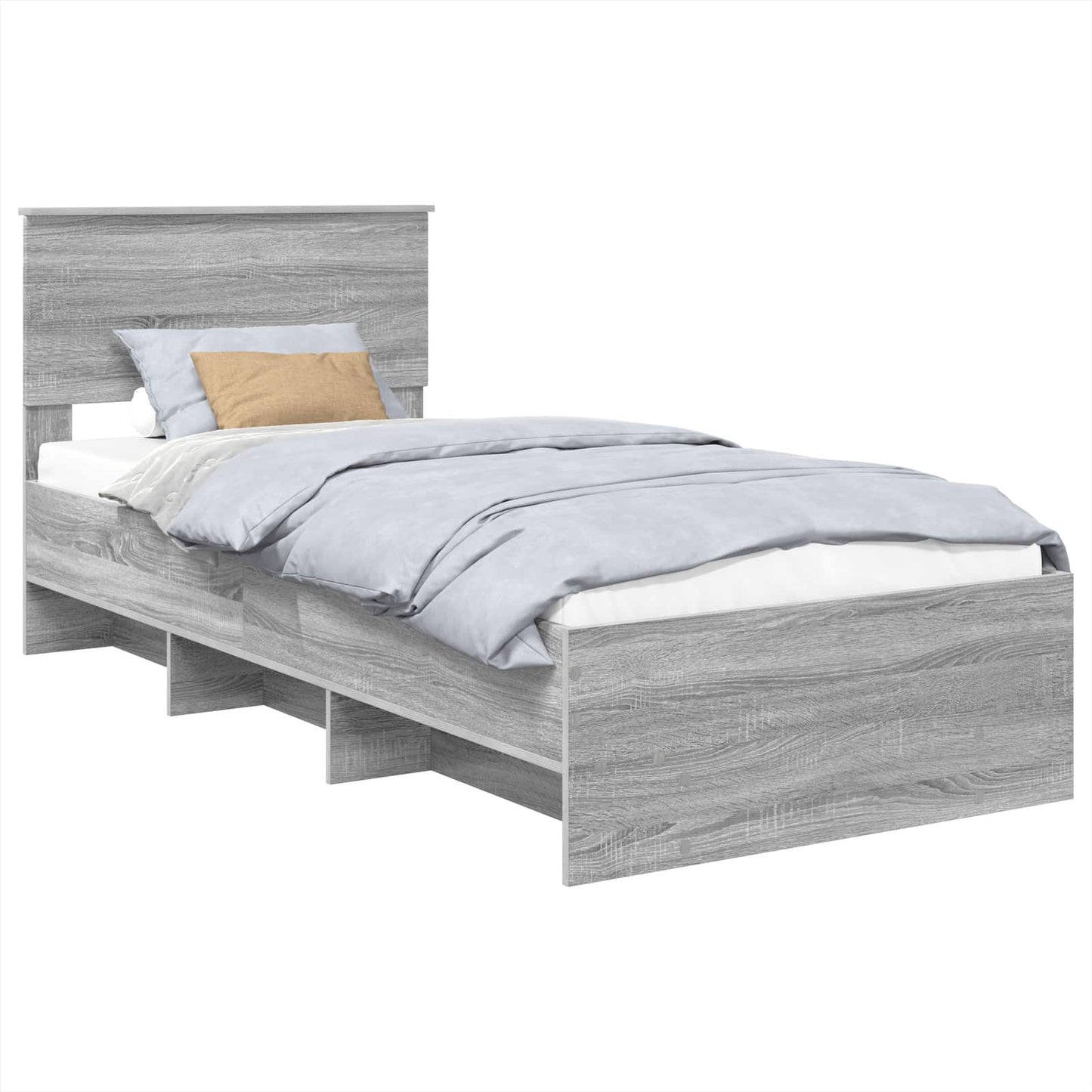Struttura del letto Grigio Sonoma 80 x 200 cm Legno multistrato | homemem39