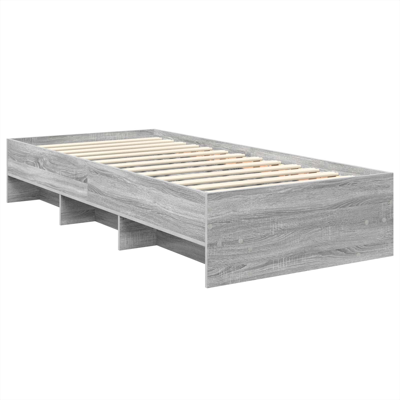 Struttura del letto Grigio Sonoma 80 x 200 cm Legno multistrato | homemem39