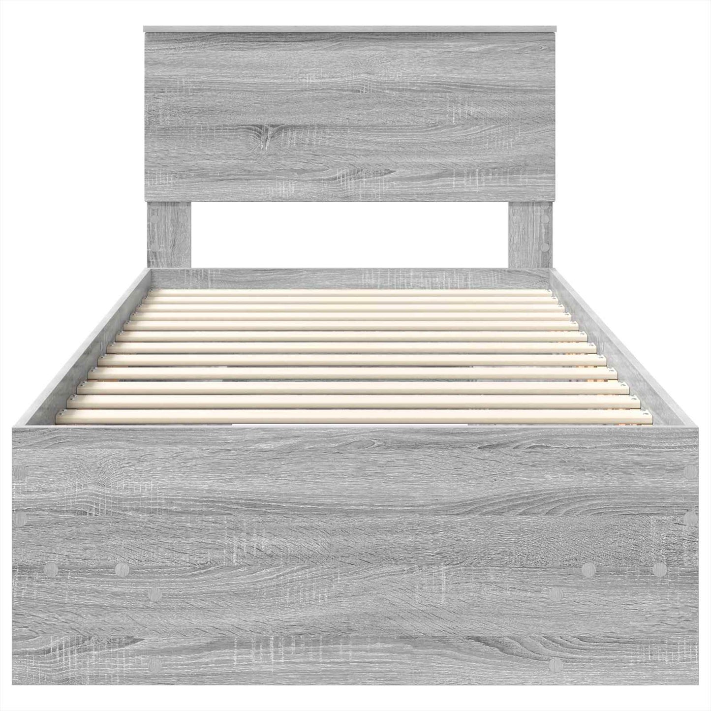 Struttura del letto Grigio Sonoma 80 x 200 cm Legno multistrato | homemem39