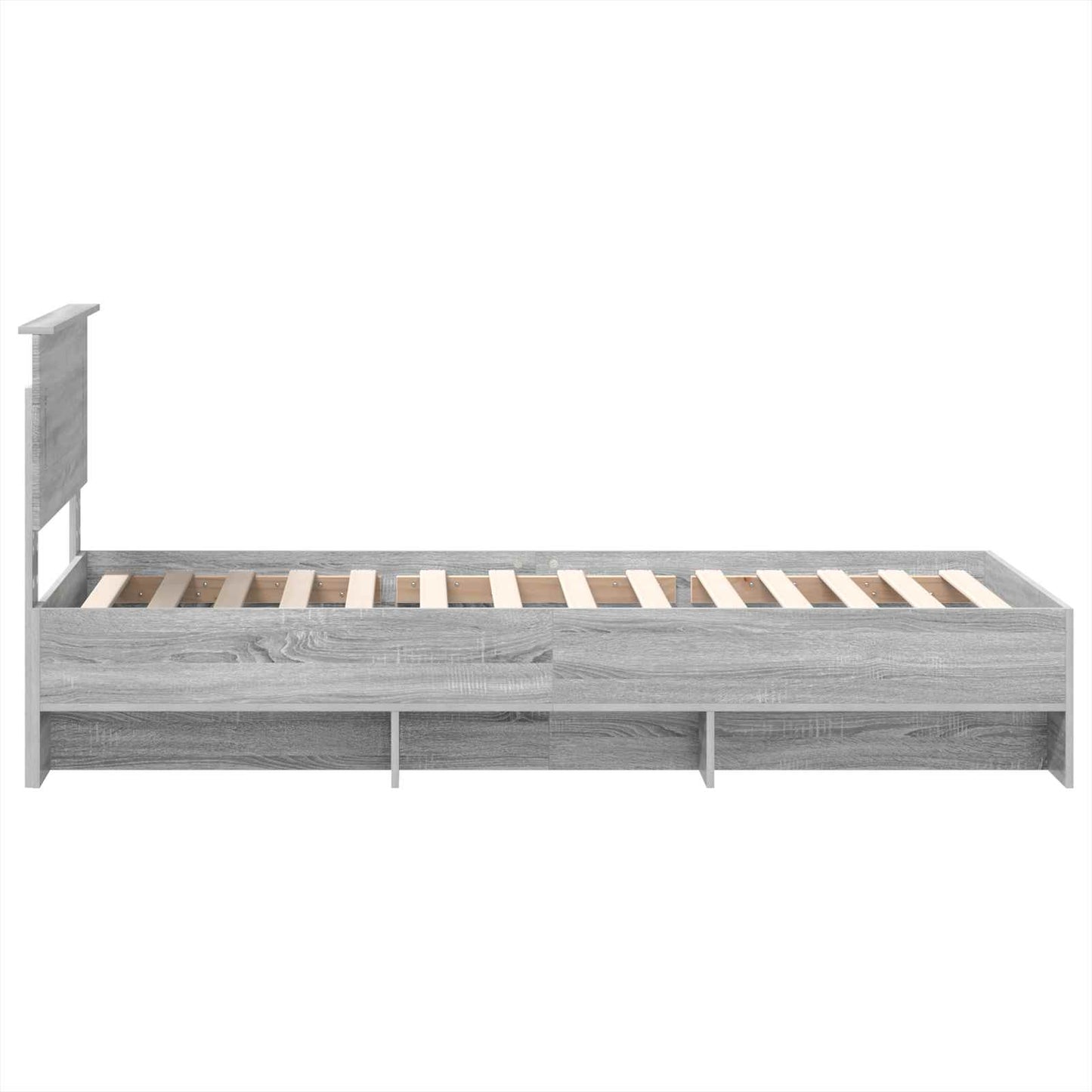 Struttura del letto Grigio Sonoma 80 x 200 cm Legno multistrato | homemem39