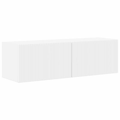 Set di Mobiletto da TV a Parete 4 pz Bianco | homemem39