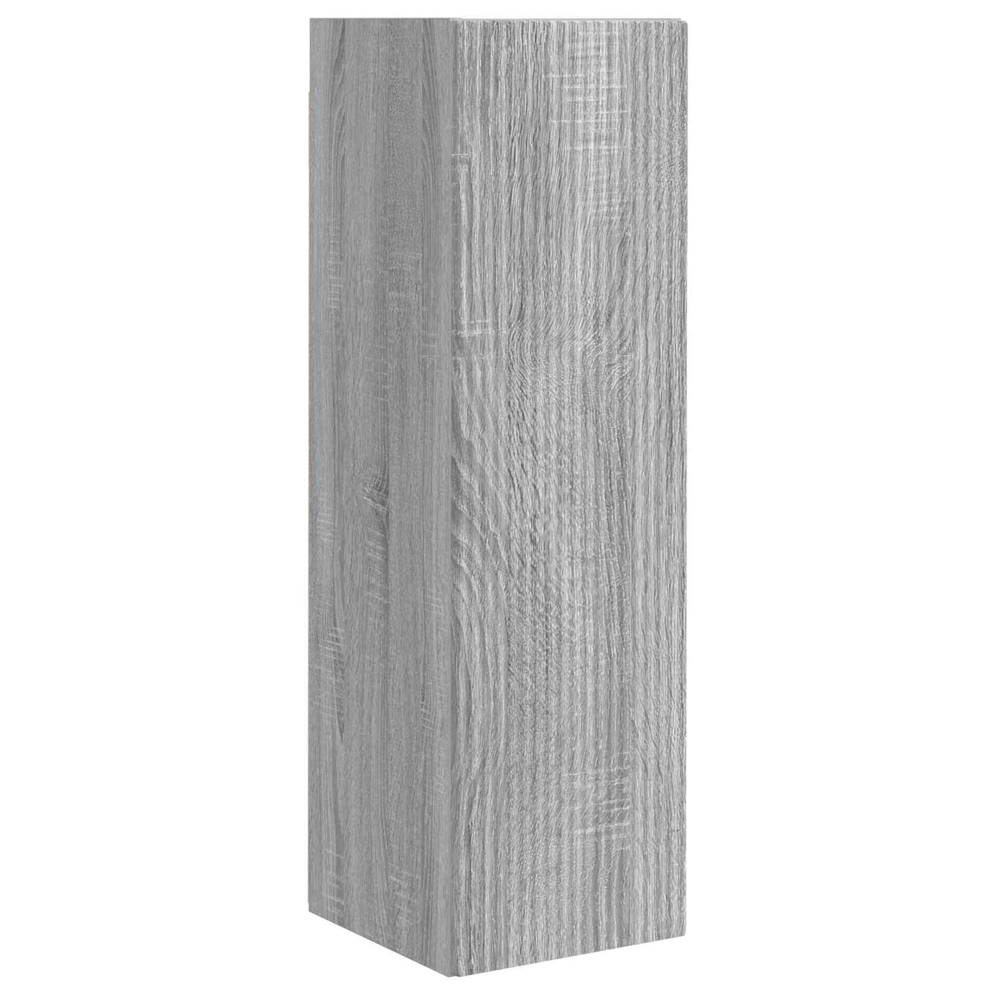 Set di Mobiletto da TV a Parete 4 pcs Grigio Sonoma