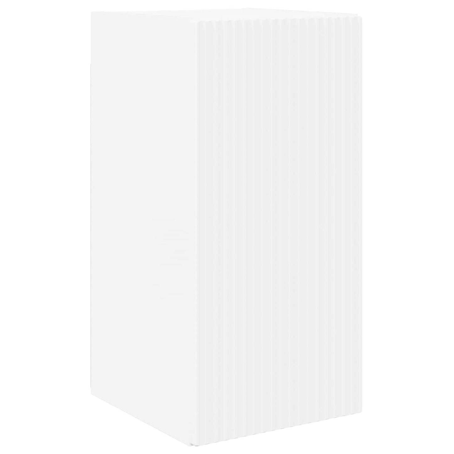 Set di Mobiletto da TV a Parete 4 pcs Bianco Legno multistrato | homemem39