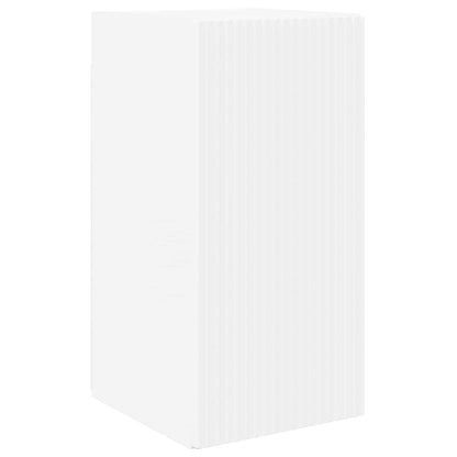 Set di Mobiletto da TV a Parete 4 pcs Bianco Legno multistrato | homemem39