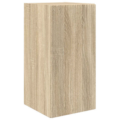 Set di Mobiletto da TV a Parete 4 pcs Rovere Sonoma
