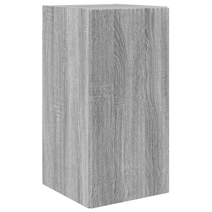 Set di Mobiletto da TV a Parete 4 pcs Grigio Sonoma | homemem39