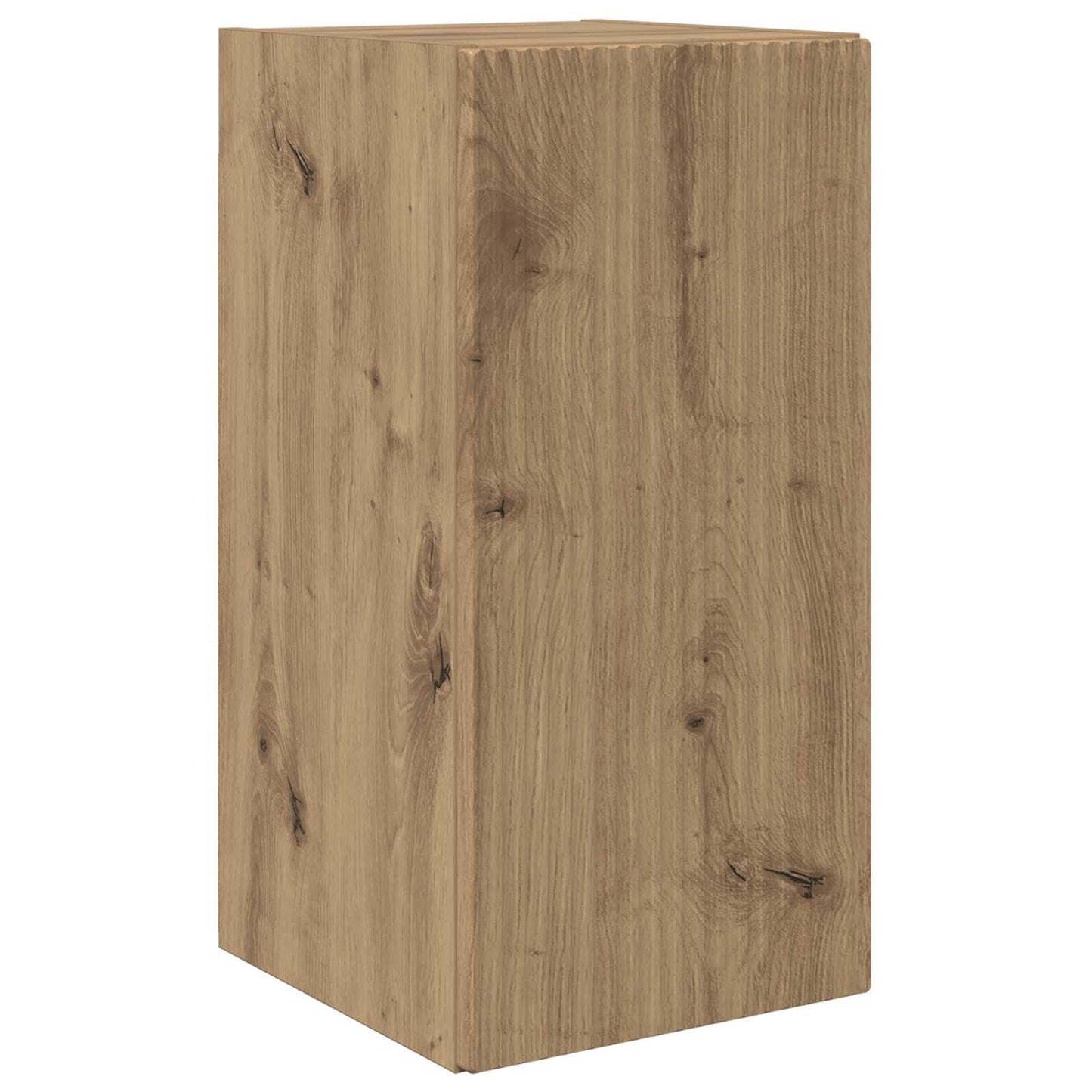 Set di Mobiletto da TV a Parete 4 pcs Rovere artigianale