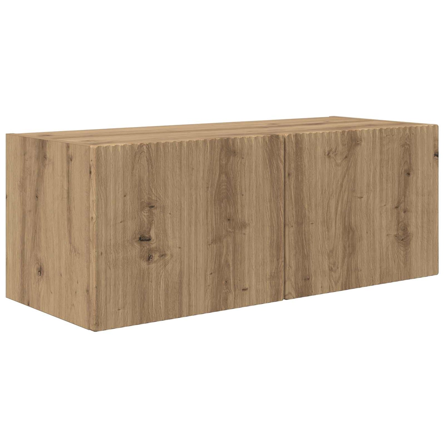 Set di Mobiletto da TV a Parete 4 pcs Rovere artigianale