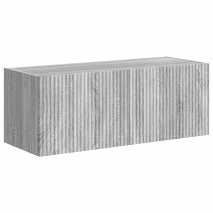 Set di Mobiletto da TV a Parete 6 pcs Grigio Sonoma