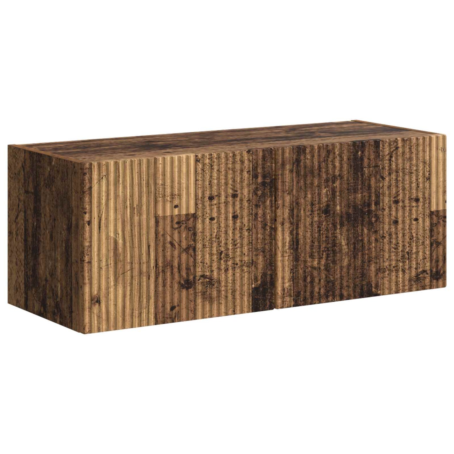 Set di Mobiletto da TV a Parete 6 pcs Legno vecchio