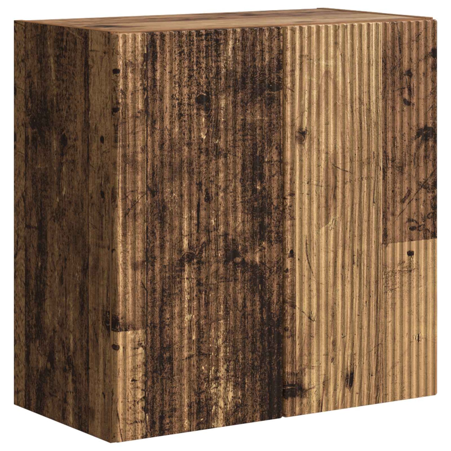 Set di Mobiletto da TV a Parete 6 pcs Legno vecchio