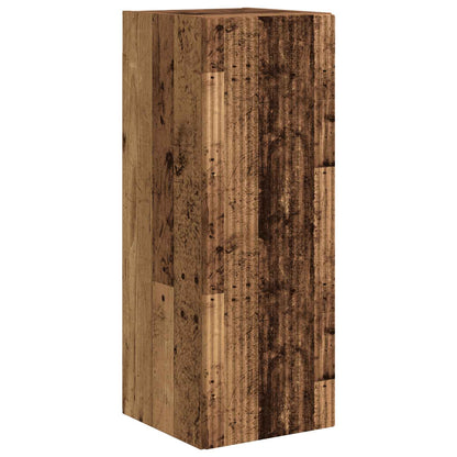 Set di Mobiletto da TV a Parete 6 pcs Legno vecchio