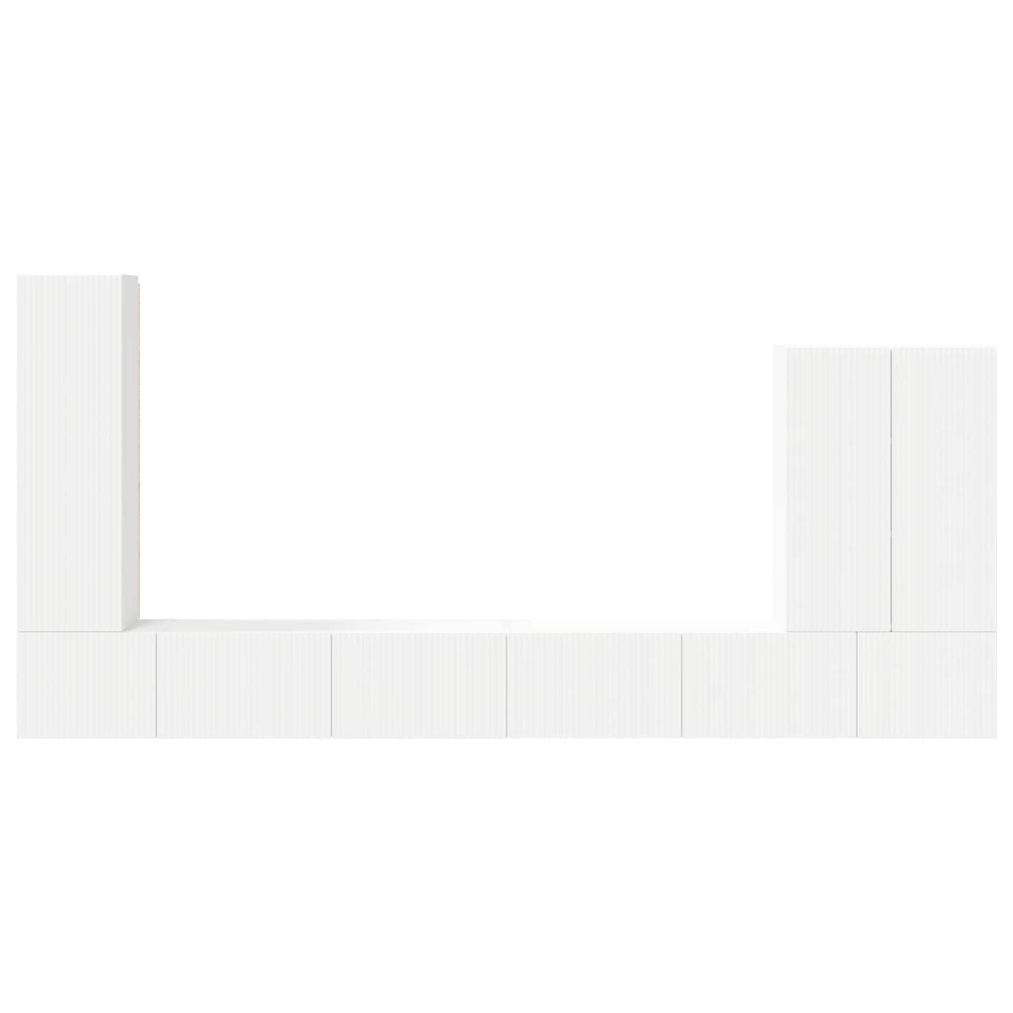 Montaggio a parete 6 pcs Bianco