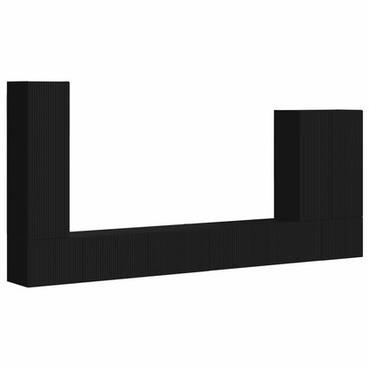 Montaggio a parete 6 pcs Nero