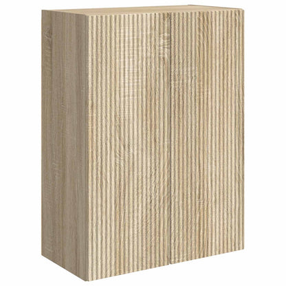 Montaggio a parete 6 pcs Rovere Sonoma