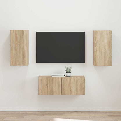 Set mobile TV 2 pcs Rovere Sonoma Legno multistrato