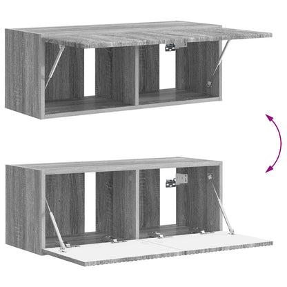 Set mobile TV 3 pcs Grigio Sonoma Legno multistrato