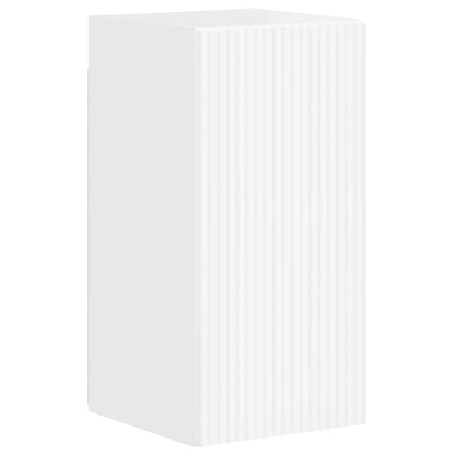 Set mobile TV 3 pcs Bianco Lucido Legno multistrato