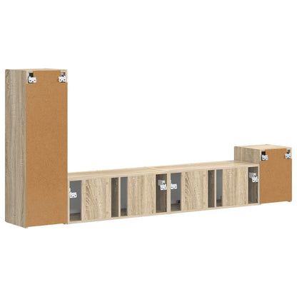 Set mobile TV 3 pcs Rovere Sonoma Legno multistrato