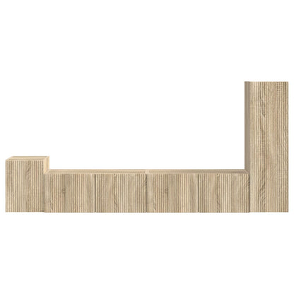 Set mobile TV 3 pcs Rovere Sonoma Legno multistrato