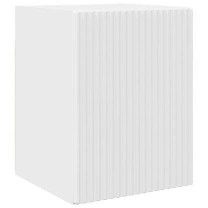 Set mobile TV 3 pcs Bianco Lucido Legno multistrato