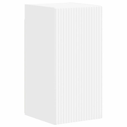 Set mobile TV Montaggio a parete 4 pcs Bianco Legno multistrato