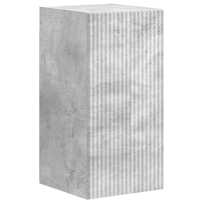 Set mobile TV 4 pcs Grigio cemento Legno multistrato