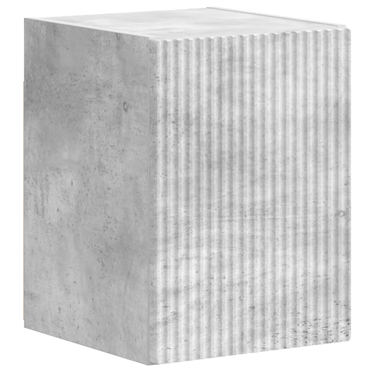 Set mobile TV 4 pcs Grigio cemento Legno multistrato