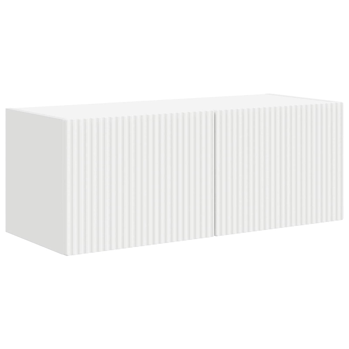 Set mobile TV 5 pz Bianco Legno ingegnerizzato | homemem39