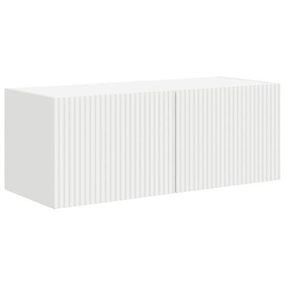 Set mobile TV 5 pz Bianco Legno ingegnerizzato | homemem39