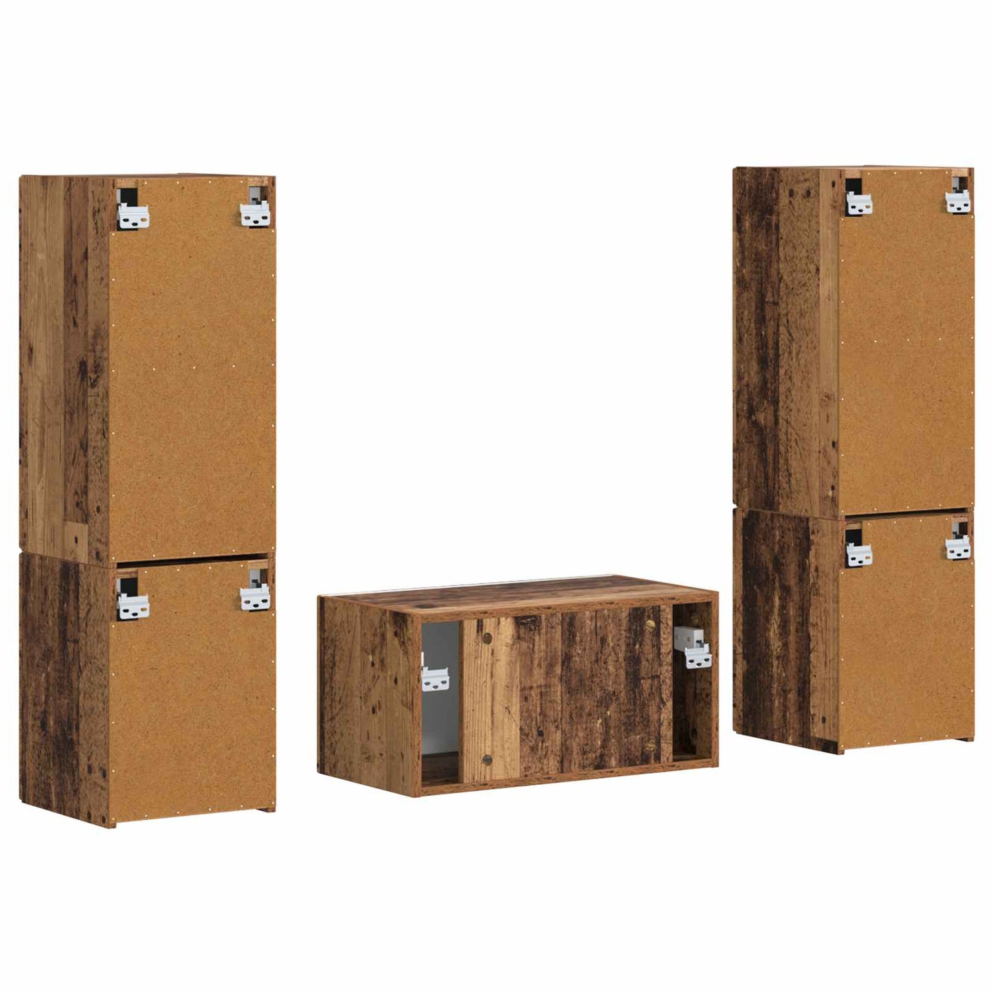 3 pcs Legno vecchio