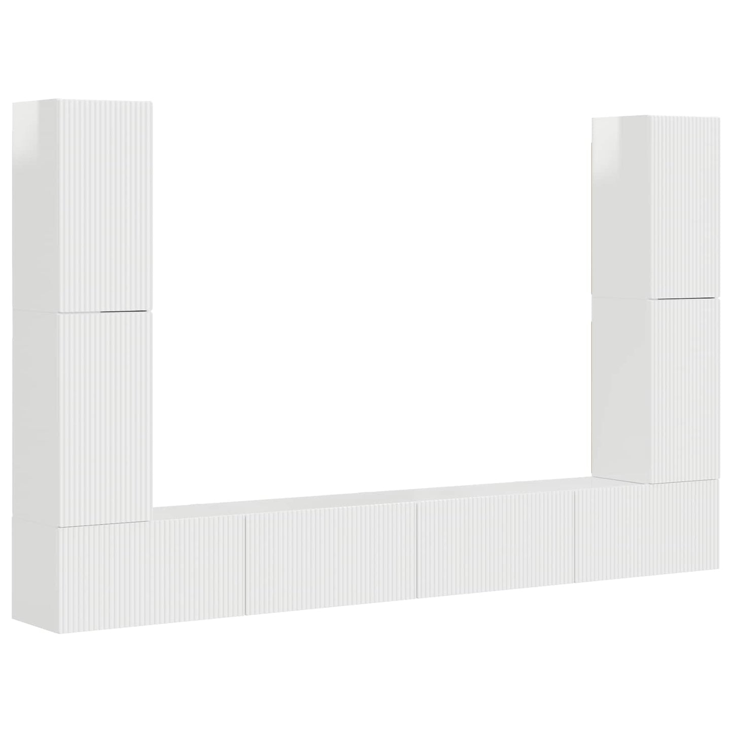 4 pcs Bianco Lucido