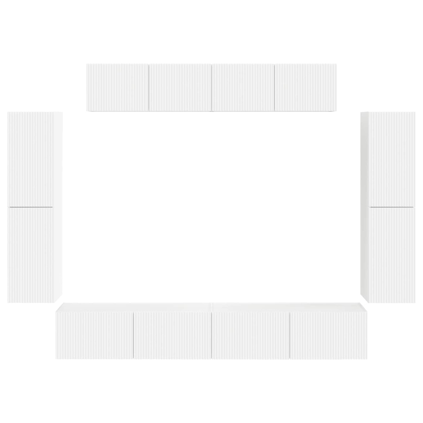 Mobile TV 4 pcs Bianco